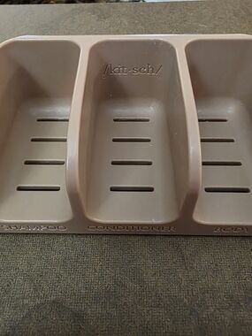 Kitsch 3-Compartment Shower Caddy - Dusty Rose